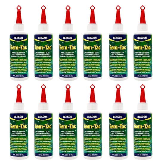 12 Pack: Beacon Gem-Tac™ Permanent Glue